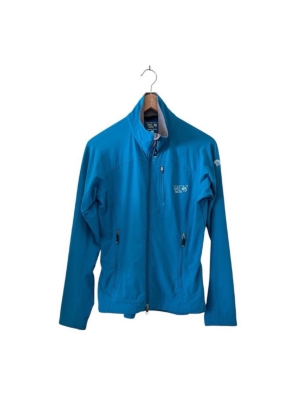 Mountain Hardwear Women's Bright Teal Lightweight Softshell Jacket Size S